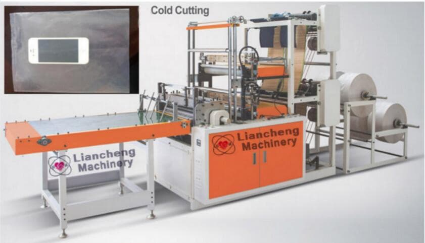 1000X4 Bag making Machine _heat sealing and cold cutting_
